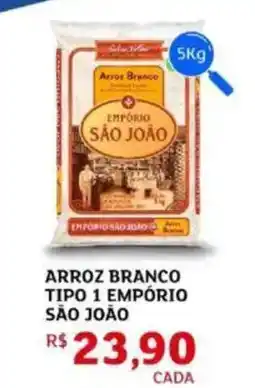 Assaí Atacadista Arroz branco tipo 1 emporio são joão oferta