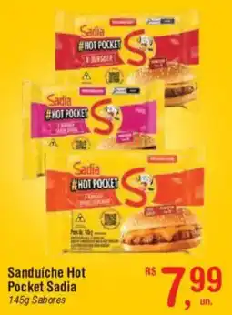 Fort Atacadista Sanduíche Hot Pocket Sadia Sabores oferta