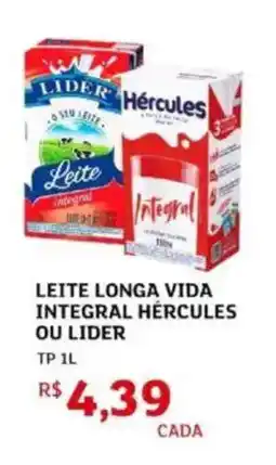 Assaí Atacadista Leite longa vida integral hércules ou lider tp oferta