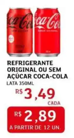 Assaí Atacadista Refrigerante original ou sem açúcar coca-cola oferta
