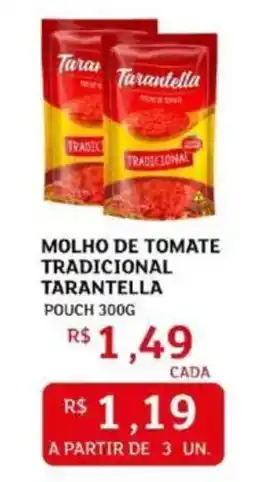Assaí Atacadista Molho de tomate tradicional tarantella pouch oferta
