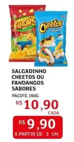 Assaí Atacadista Salgadinho cheetos ou fandangos sabores pacote oferta