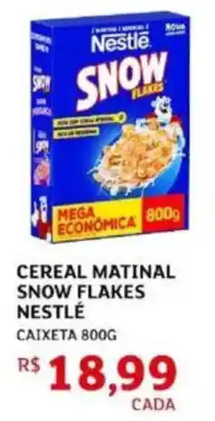 Assaí Atacadista Cereal matinal snow flakes nestlé oferta