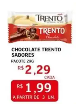 Assaí Atacadista Chocolate trento sabores pacote oferta