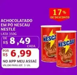 Assaí Atacadista Achocolatado em pó nescau nestlé oferta