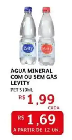 Assaí Atacadista Água mineral com ou sem gás levity oferta