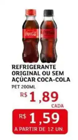 Assaí Atacadista Refrigerante original ou sem açúcar coca-cola oferta