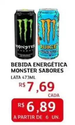 Assaí Atacadista Bebida energética monster sabores lata oferta