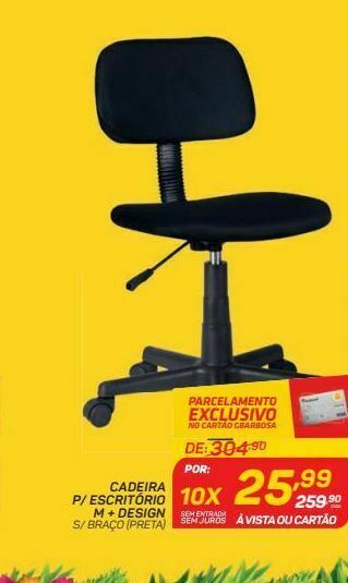 GBarbosa Cadeira de escritório oferta