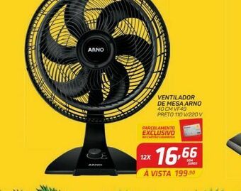 GBarbosa Ventilador de mesa arno oferta