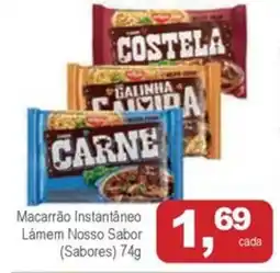 Mineirão Atacarejo Macarrão Instantâneo Lámem Nosso Sabor (Sabores) oferta
