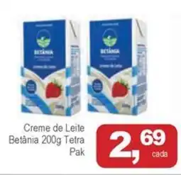 Creme de Leite Betânia Tetra Pak
