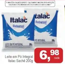 Mineirão Atacarejo Leite em Pó Integral Italac Sachê oferta