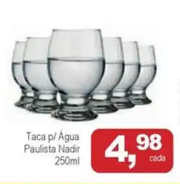 Taca p/ Água Paulista Nadir