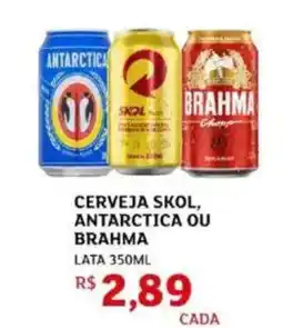 Assaí Atacadista Cerveja skol, antarctica ou brahma oferta