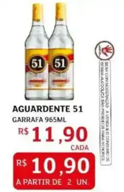 Assaí Atacadista Aguardente 51 garrafa oferta