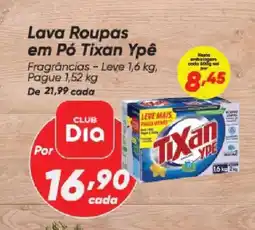 Dia Lava Roupas em Pó Tixan Ypê oferta