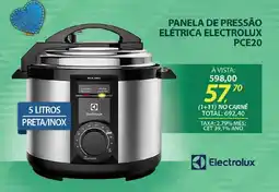 Lojas Cem Panela de pressão elétrica electrolux PCE20 oferta