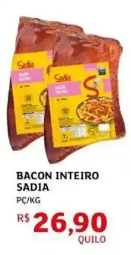 Assaí Atacadista Bacon inteiro sadia oferta