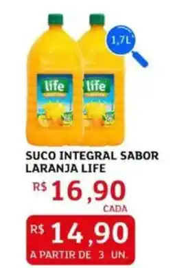 Assaí Atacadista Suco integral sabor laranja life oferta