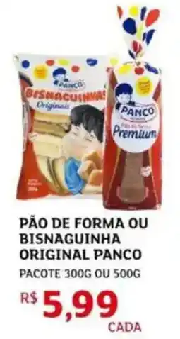Assaí Atacadista Pão de forma ou bisnaguinha original panco oferta