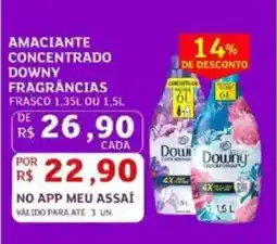 Assaí Atacadista Amaciante concentrado downy fragrancias oferta