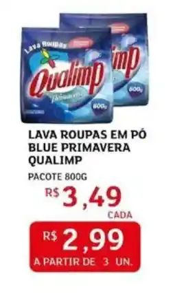 Assaí Atacadista Lava roupas em pó blue primavera qualimp oferta