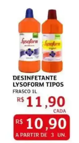 Assaí Atacadista Desinfetante lysoform tipos frasco oferta