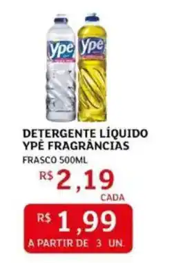 Assaí Atacadista Detergente líquido ype fragrâncias frasco oferta