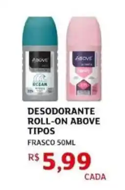 Assaí Atacadista Desodorante roll-on above tipos frasco oferta