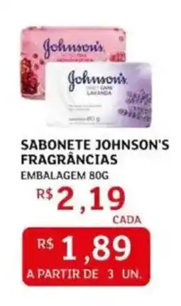 Assaí Atacadista Sabonete johnson's fragrâncias embalagem oferta