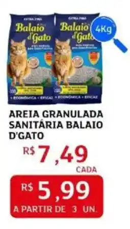 Assaí Atacadista Areia granulada sanitária balaio d'gato oferta