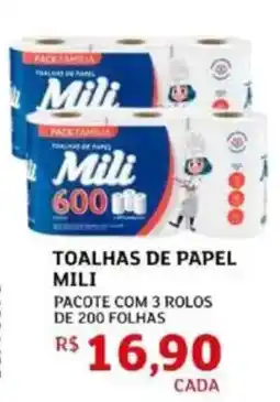 Assaí Atacadista Toalhas de papel mili oferta