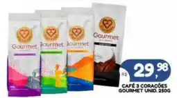 Bramil Supermercados Café 3 corações gourmet unid. oferta