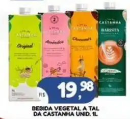 Bramil Supermercados Bebida vegetal a tal da castanha unid. oferta