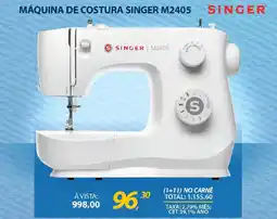 Lojas Cem Máquina de costura singer M2405 oferta