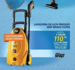Lojas Cem Lavadora de alta pressão wap bravo ultra oferta
