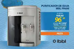 Lojas Cem Purificador de água IBBL FR600 oferta