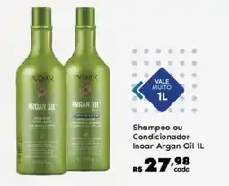 Sam's Club Shampoo ou Condicionador Inoar Argan Oil oferta