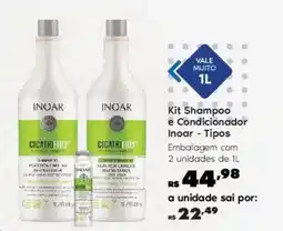 Sam's Club Kit Shampoo e Condicionador Inoar - Tipos oferta