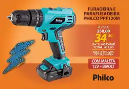 Lojas Cem Furadeira e parafusadeira philco PPF120M oferta