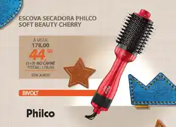 Lojas Cem Escova secadora philco soft beauty cherry oferta