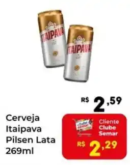 Semar Supermercado Cerveja Itaipava Pilsen Lata oferta