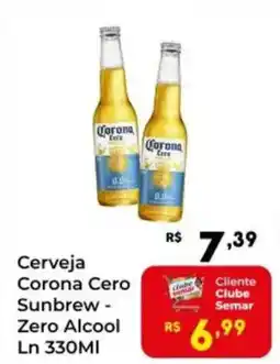 Semar Supermercado Cerveja Corona Cero Sunbrew- Zero Alcool Ln oferta