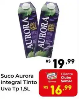 Semar Supermercado Suco Aurora Integral Tinto Uva Tp oferta