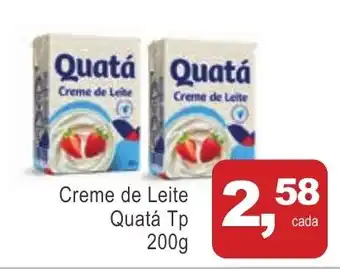 Mineirão Atacarejo Creme de Leite Quatá Tp oferta