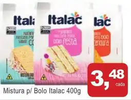 Mineirão Atacarejo Mistura p/ Bolo Italac oferta