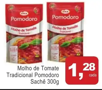 Mineirão Atacarejo Molho de Tomate Tradicional Pomodoro Sachê oferta