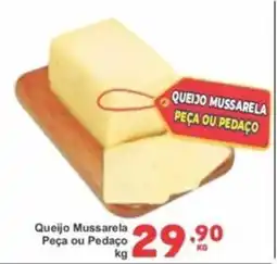 Rede Super Compras Queijo Mussarela Peça ou Pedaço oferta