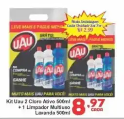 Rede Super Compras Kit Uau 2 Cloro Ativo +1 Limpador Multiuso Lavanda oferta